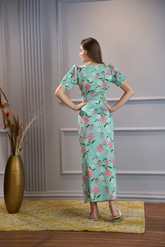 Plumeria Skirt Coord Set