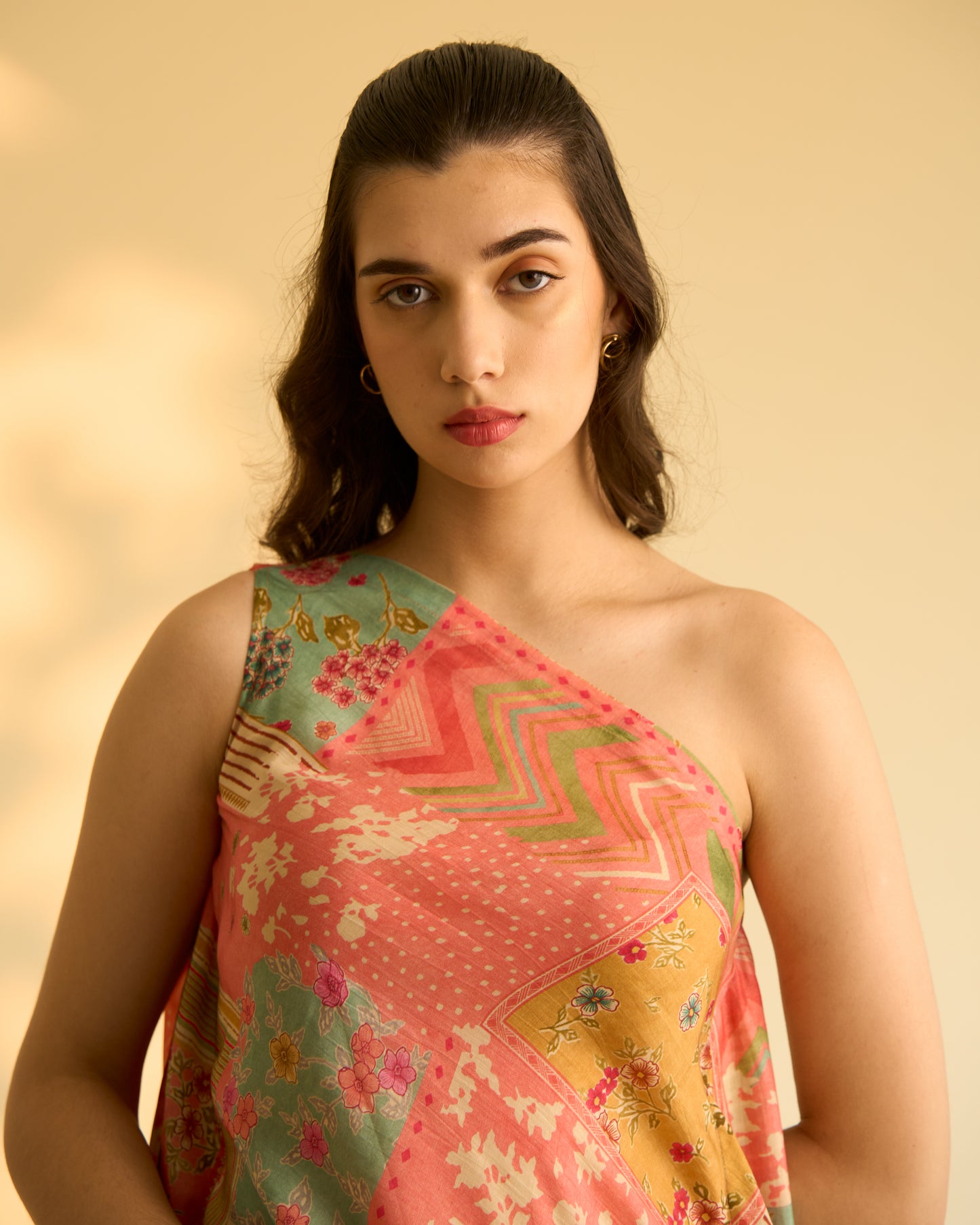 Abstract Mix Print Co-ord Set