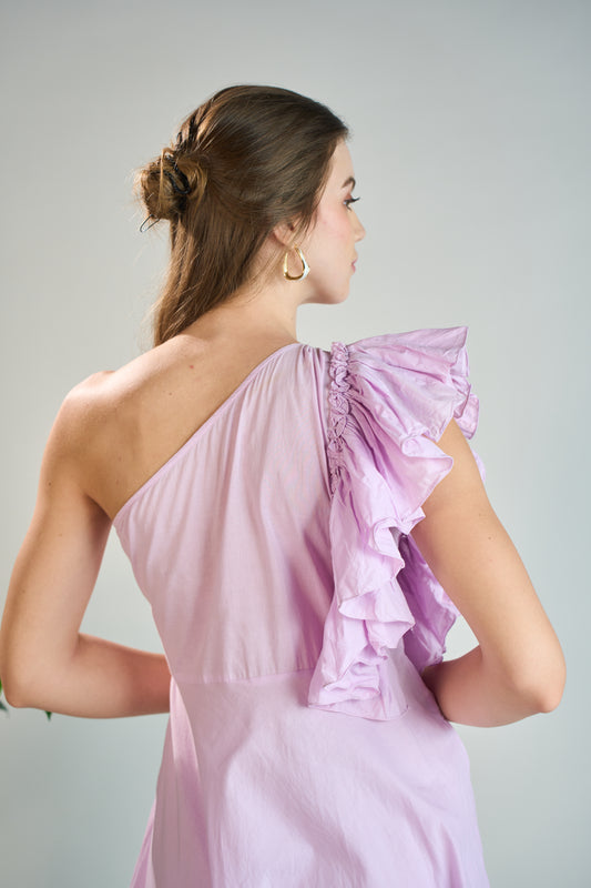 Lavender Frill Dress