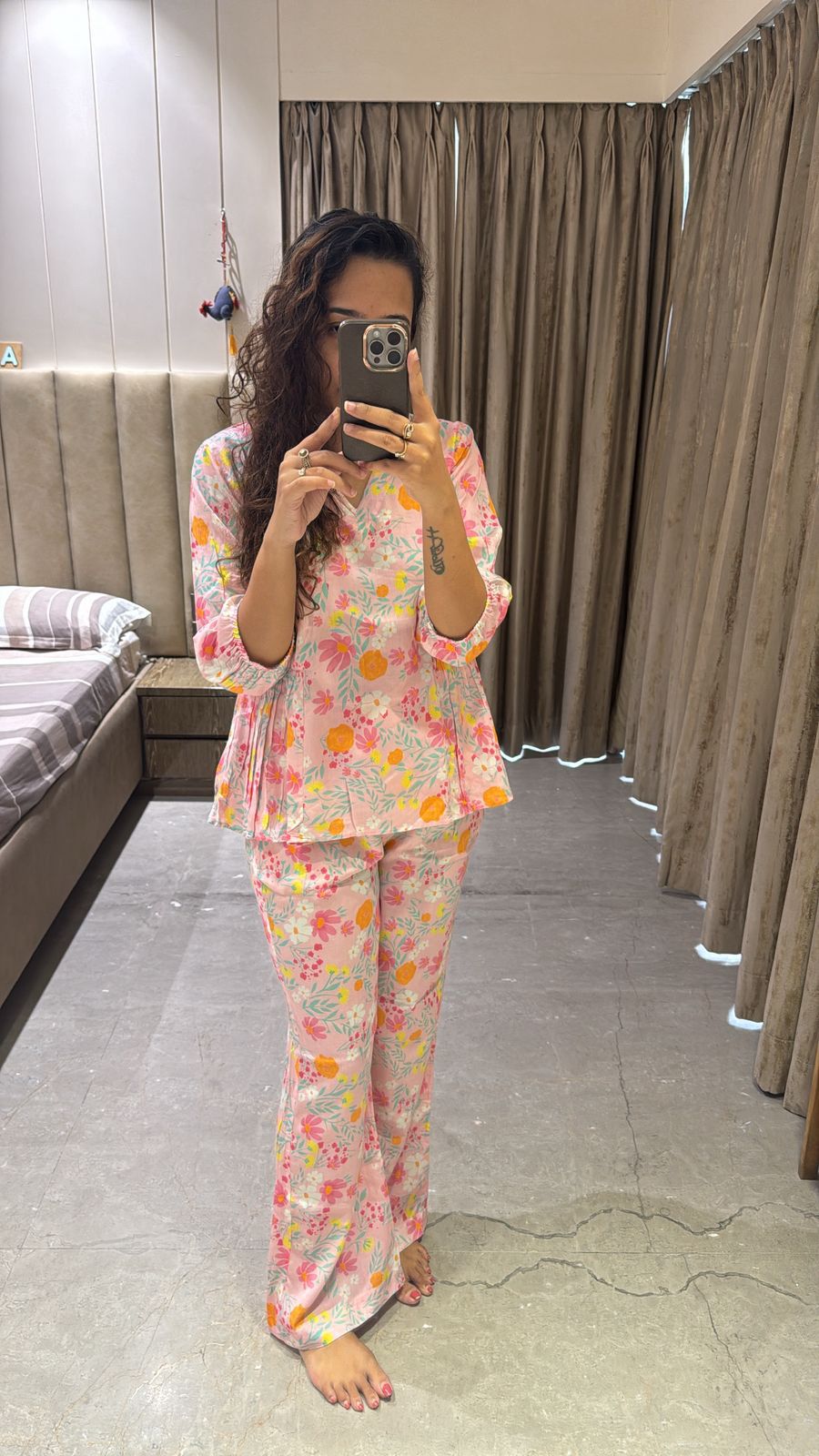 Pink Floral Co-ord Set