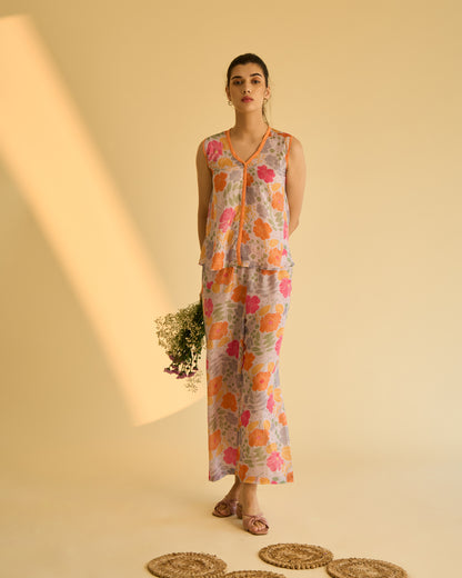 Lilac Floral Co-ord Set