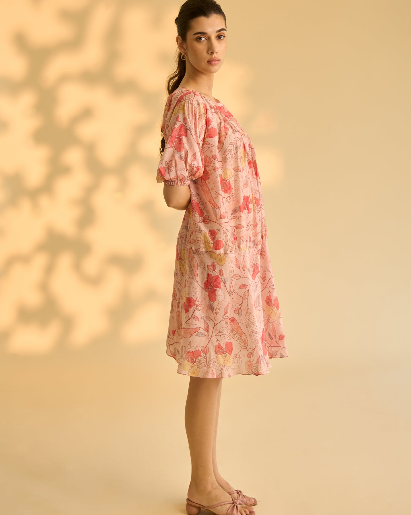 Pink Floral Dress