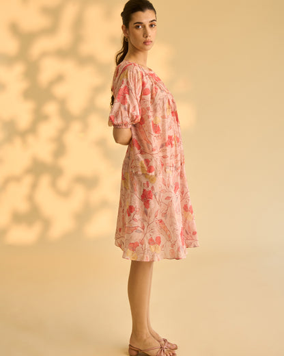 Pink Floral Dress