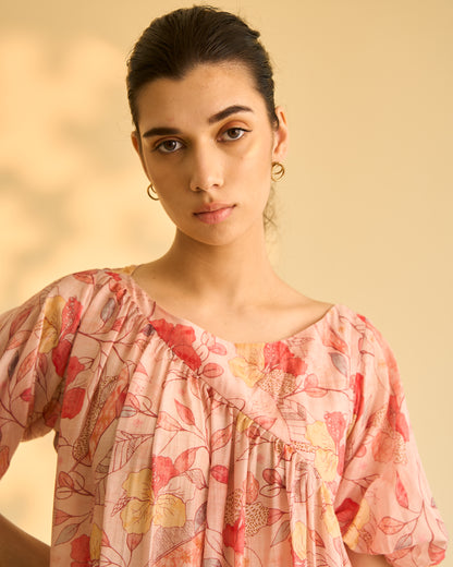 Pink Floral Dress