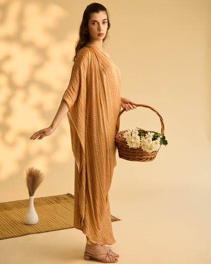 Aztec One Shoulder Dress