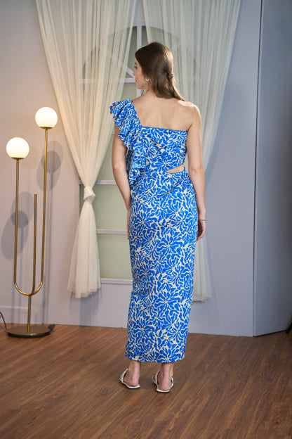 Gladiolus Frill Dress
