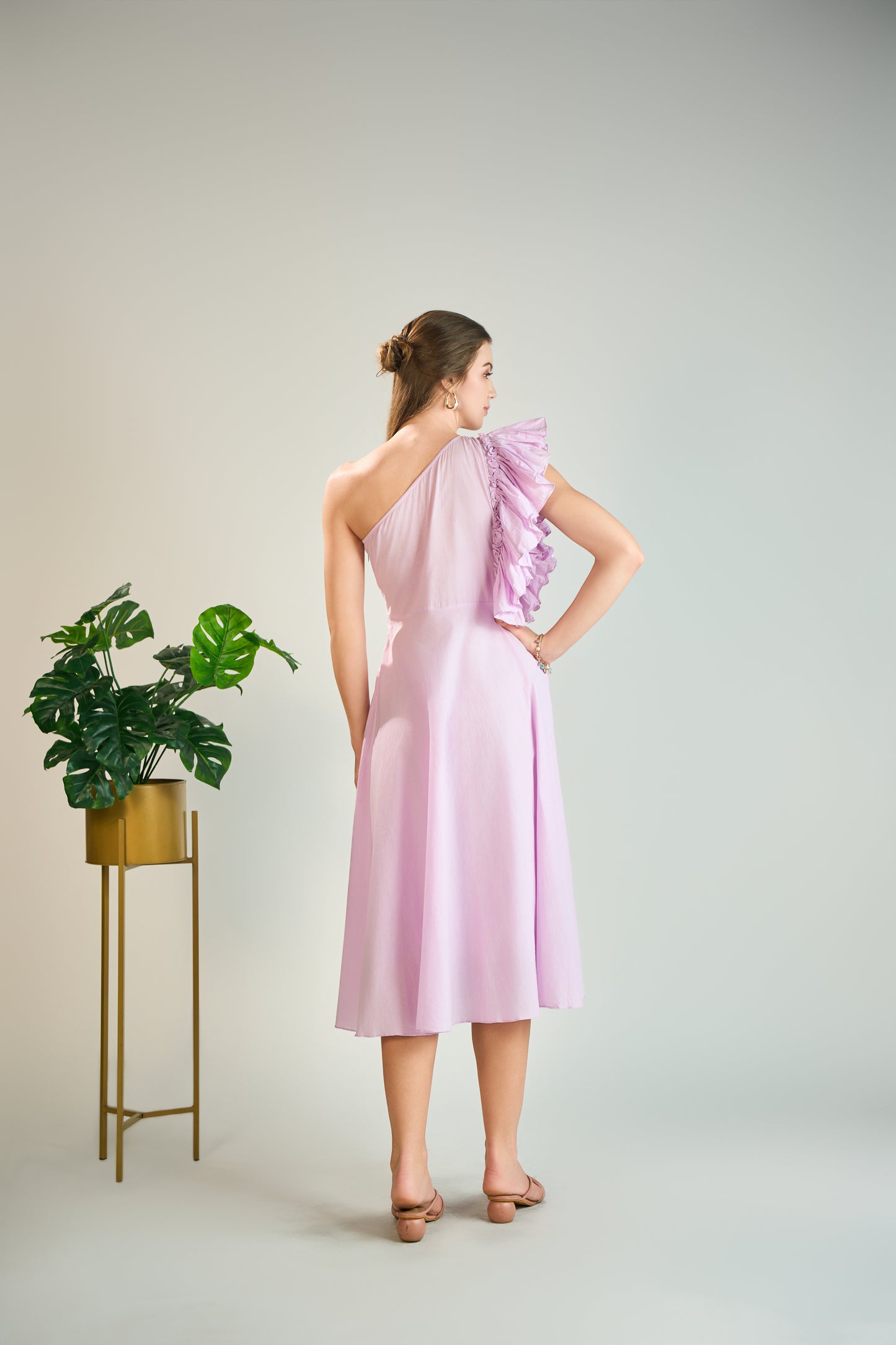 Lavender Frill Dress