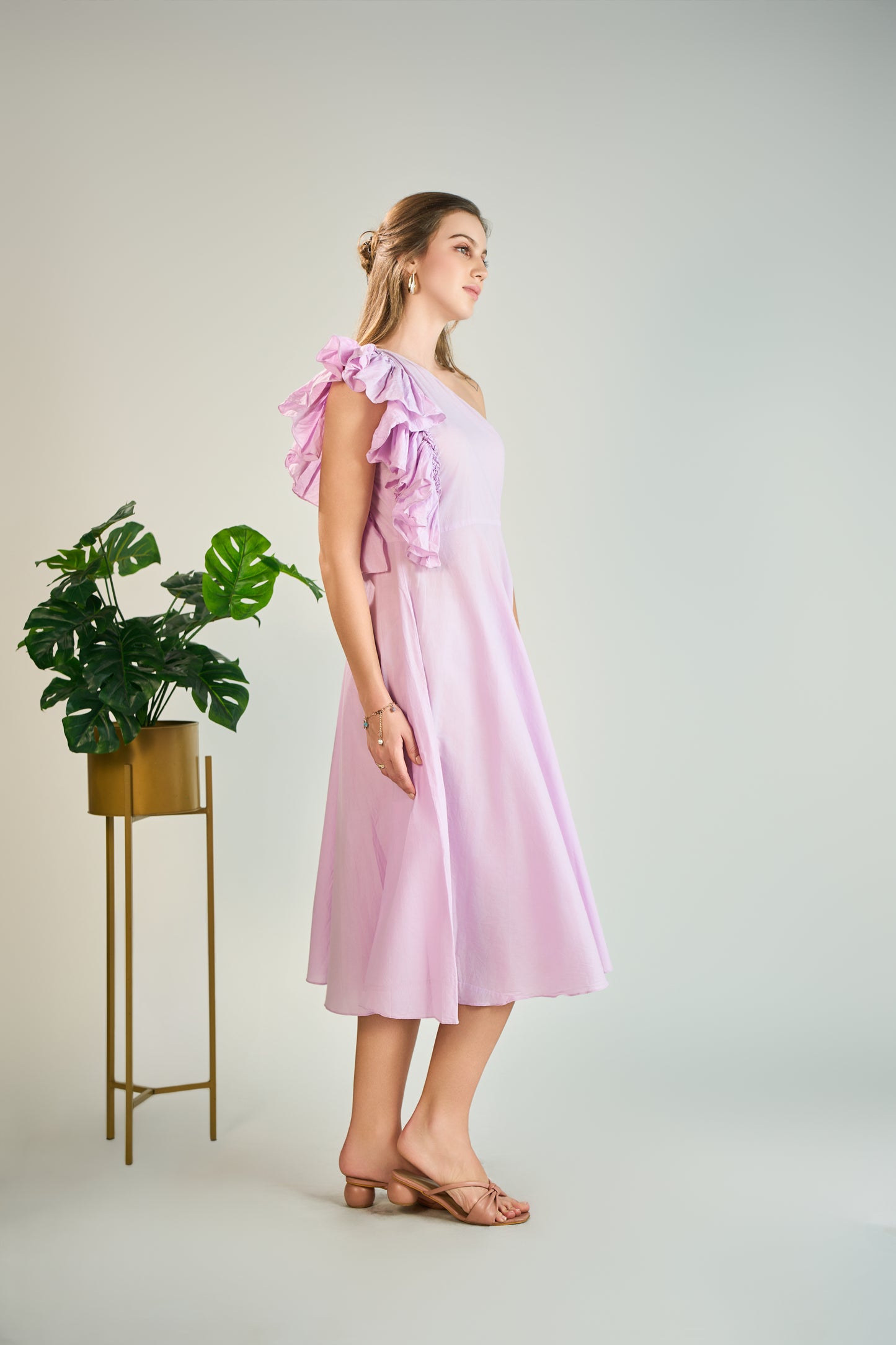 Lavender Frill Dress