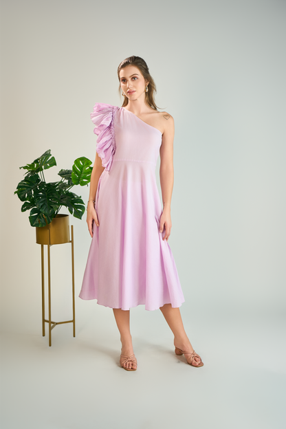 Lavender Frill Dress
