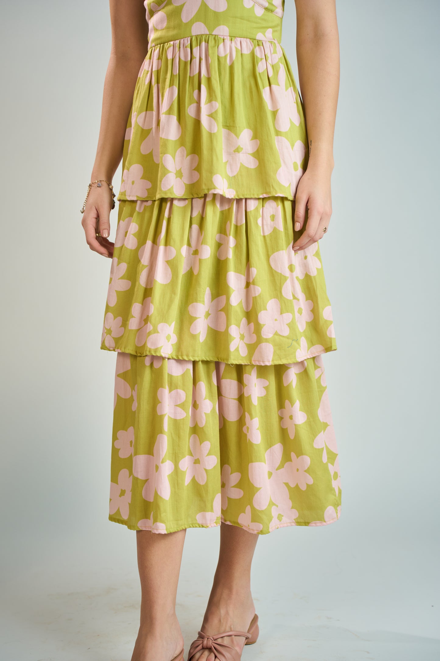Lupine frill dress
